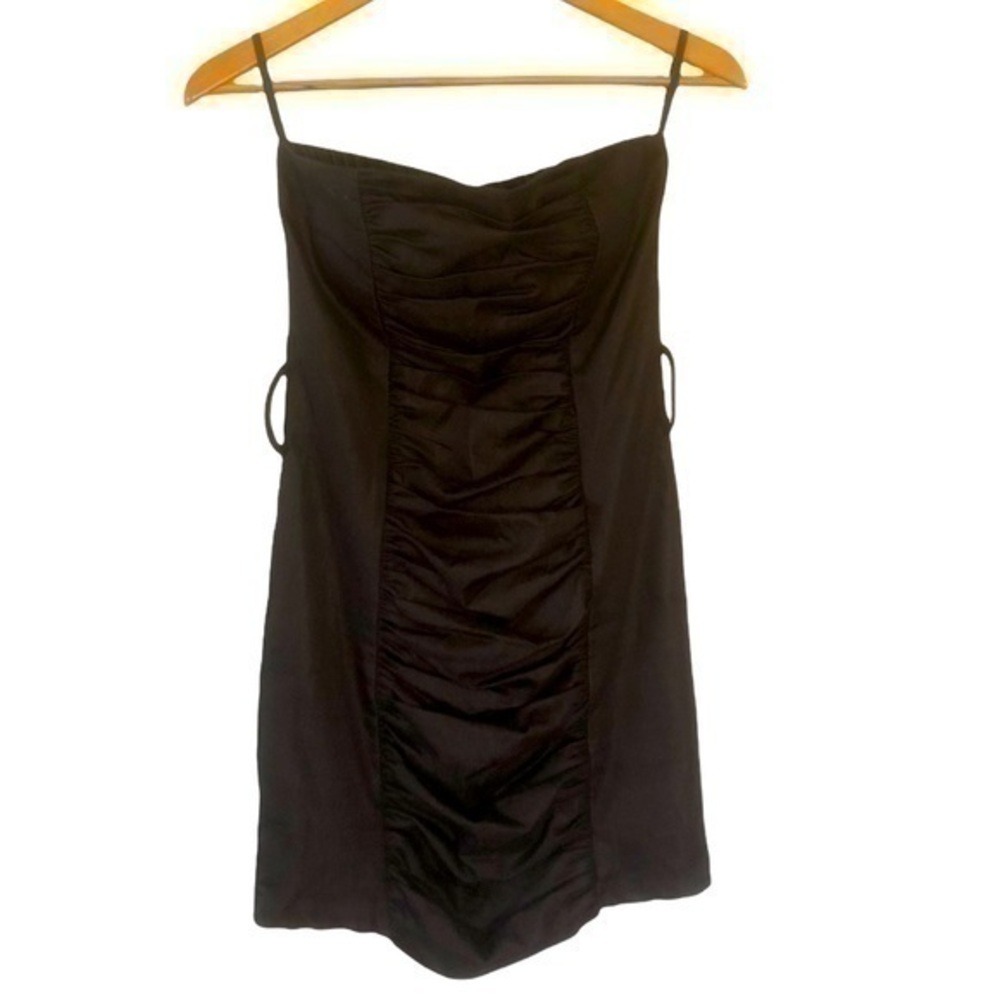 Black Strapless Dress